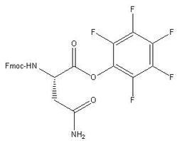 Fmoc-Asn-OPfp ,N-α-Fmoc-L-asparagine pentafluorophenyl ester