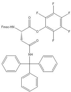 Fmoc-Asn,Trt-OPfp ,N-α-Fmoc-β-trityl-L-asparagine pentafluorophenyl ester